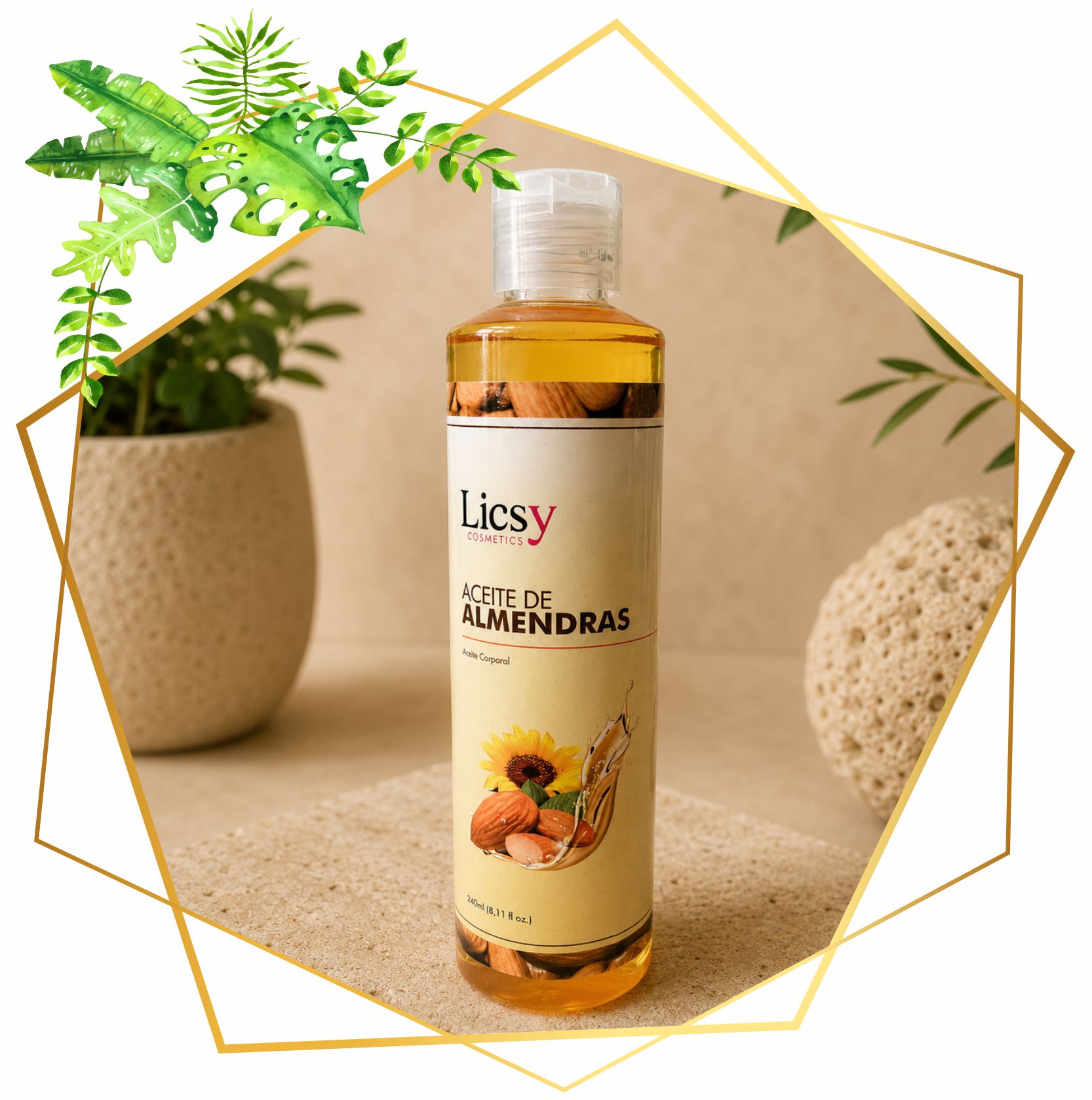 ACEITE ALMENDRAS 240 ML