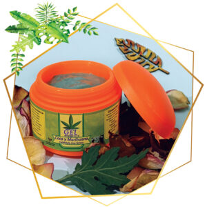 - GEL ANALGESICO CON COCA Y MARIHUANA x 175 G.