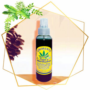 - LINIMENTO CON COCA Y MARIHUANA x 120 ML.